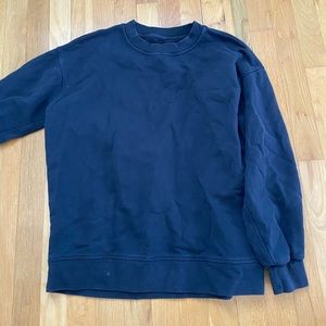 Black LuluLemon Crewneck